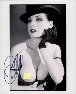 Dita Von Teese autograph