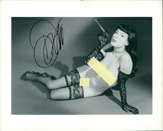 Dita Von Teese autograph