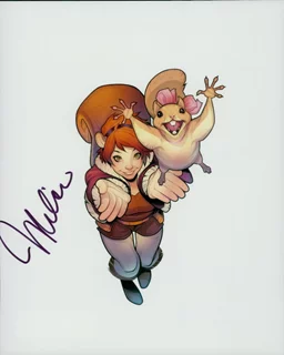 Milana Vayntrub autograph