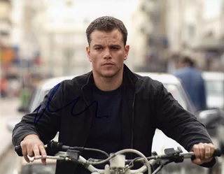 Matt Damon autograph
