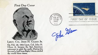 John Glenn autograph