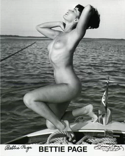 Bettie Page & Bunny Yeager autograph