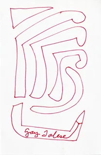 Gay Talese autograph