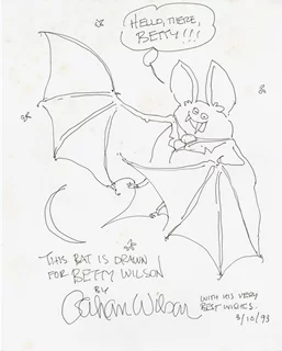 Gahan Wilson autograph