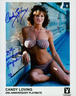 Candy Loving autograph