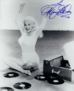 Mamie Van Doren autograph