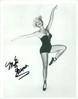 Mitzi Gaynor autograph