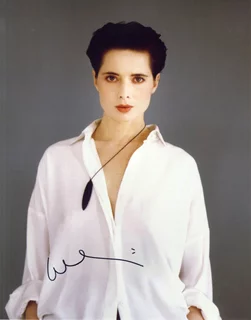 Isabella Rossellini autograph