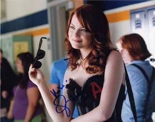 Emma Stone autograph
