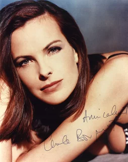 Carole Bouquet autograph