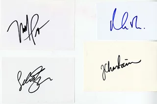 The Martian autograph