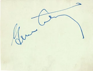 Gene Autry autograph