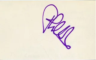 Phil Collins autograph