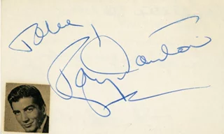 Ray Danton autograph