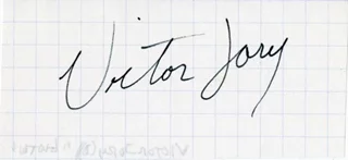 Victor Jory autograph
