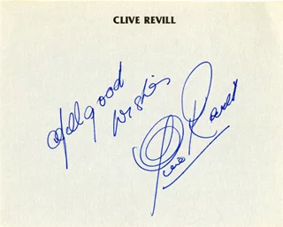 Clive Revill autograph