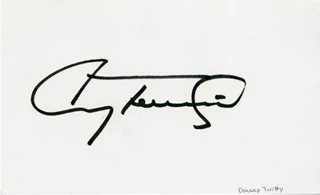Conway Twitty autograph