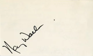 Nancy Walker autograph