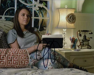 Janel Parrish autograph