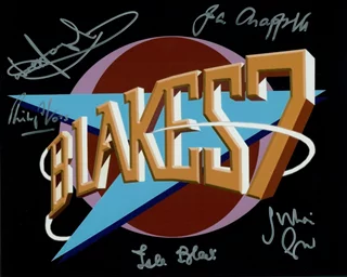 Blakes 7 autograph