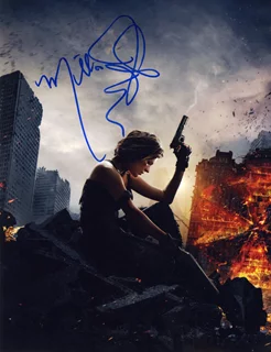 Milla Jovovich autograph