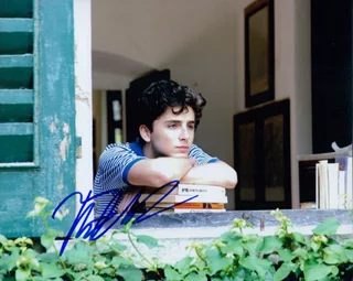 Timothee Chalamet autograph