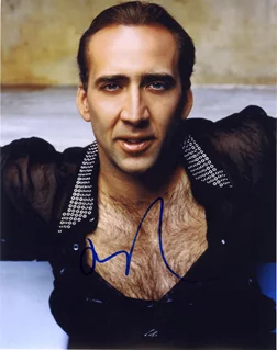 Nicolas Cage autograph