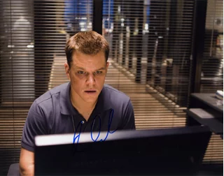 Matt Damon autograph