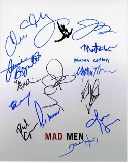 Mad Men autograph