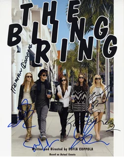 The Bling Ring autograph