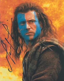 Mel Gibson autograph