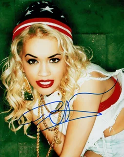 Rita Ora autograph