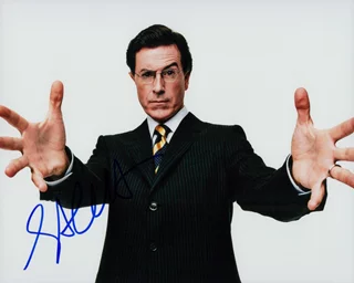 Stephen Colbert autograph
