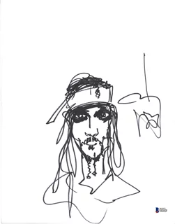 Johnny Depp autograph