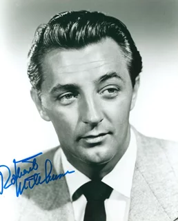 Robert Mitchum autograph