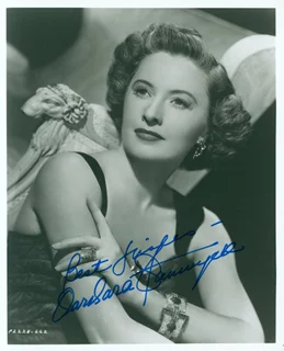 Barbara Stanwyck autograph