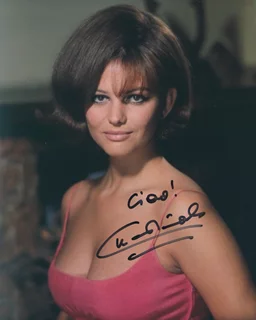 Claudia Cardinale autograph