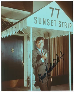 Efrem Zimbalist, Jr. autograph