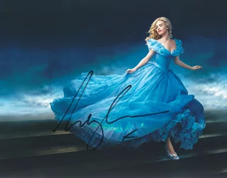Lily James autograph