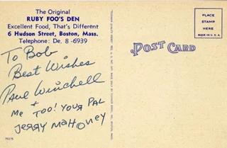 Paul Winchell autograph