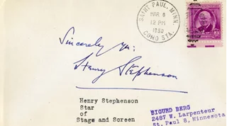 Henry Stephenson autograph
