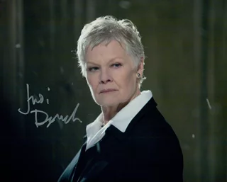 Judi Dench autograph