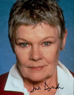 Judi Dench autograph