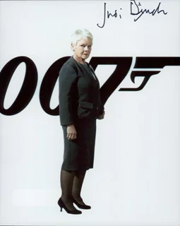 Judi Dench autograph