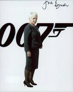 Judi Dench autograph