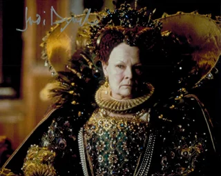 Judi Dench autograph