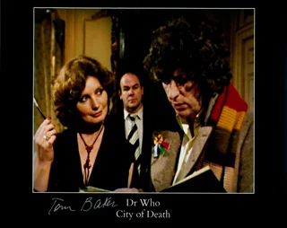 Tom Baker autograph