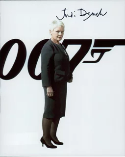 Judi Dench autograph