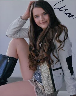 Chloe East autograph