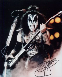 Gene Simmons autograph